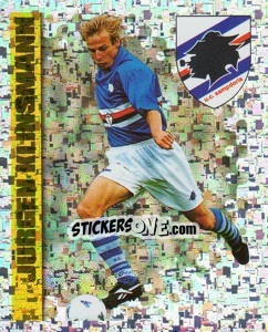 Figurina Jurgen Klinsmann - Calcio D'Inizio 1997-1998 - Merlin