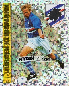Sticker Jurgen Klinsmann - Calcio D'Inizio 1997-1998 n. 150 - Merlin