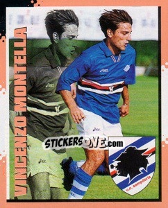 Sticker Vincenzo Montella - Calcio D'Inizio 1997-1998 n. 152 - Merlin
