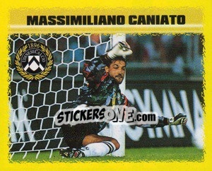 Sticker Massimiliano Caniato - Calcio D'Inizio 1997-1998 n. 157 - Merlin