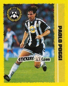 Sticker Paolo Poggi - Calcio D'Inizio 1997-1998 - Merlin