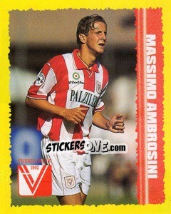 Sticker Massimo Ambrosini - Calcio D'Inizio 1997-1998 n. 168 - Merlin