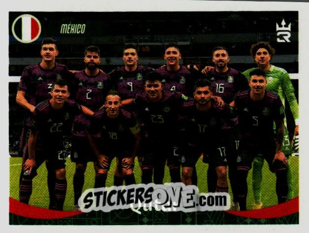Sticker   Team (Mexico) - Qatar 2022
 n. 117 - Reyauca