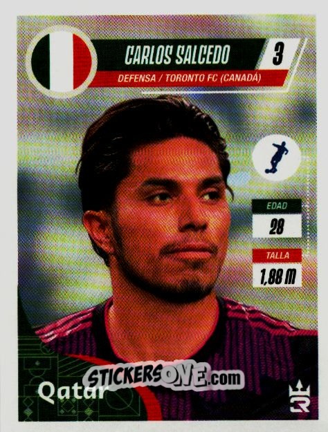 Sticker   Salcedo (Mexico) - Qatar 2022
 n. 123 - Reyauca
