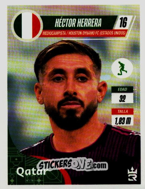 Sticker   Herrera (Mexico) - Qatar 2022
 - Reyauca