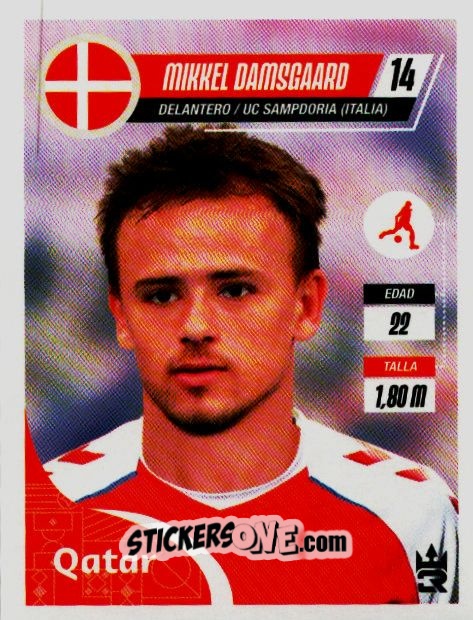 Sticker   Damsgaard (Denmark) - Qatar 2022
 - Reyauca