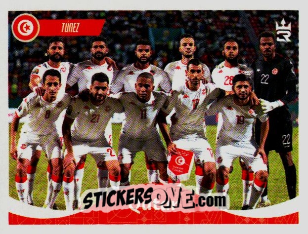 Sticker   Team (Tunisia) - Qatar 2022
 n. 186 - Reyauca