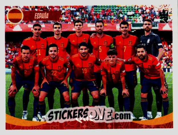 Sticker   Team (Spain) - Qatar 2022
 n. 193 - Reyauca