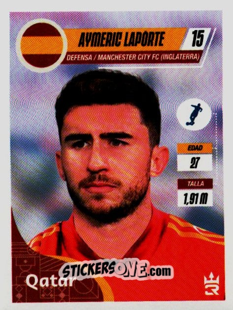 Sticker   Laporte (Spain) - Qatar 2022
 - Reyauca