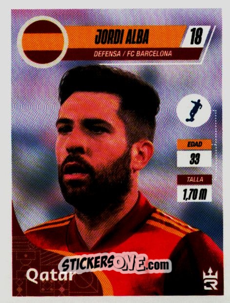 Sticker   Alba (Spain) - Qatar 2022
 - Reyauca