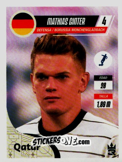 Sticker   Ginter (Germany) - Qatar 2022
 - Reyauca