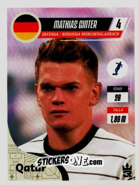 Sticker   Ginter (Germany) - Qatar 2022
 n. 213 - Reyauca