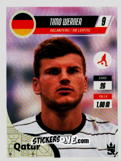 Sticker   Werner (Germany) - Qatar 2022
 n. 221 - Reyauca