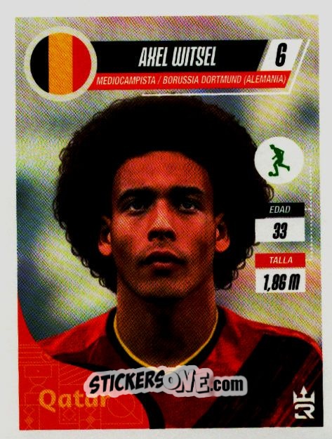 Sticker   Witsel (Belgium) - Qatar 2022
 - Reyauca