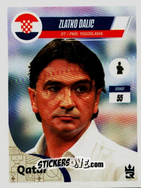 Sticker   Dalic (Croatia) - Qatar 2022
 n. 256 - Reyauca