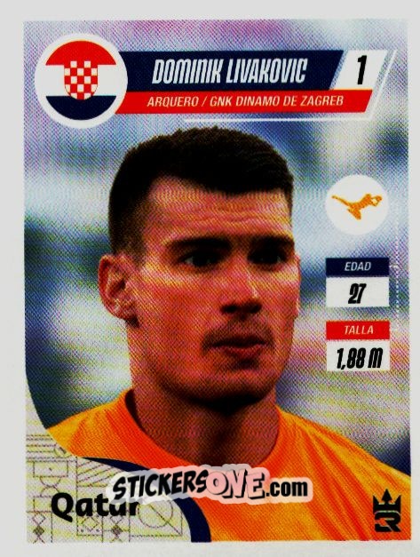 Sticker   Livakovic (Croatia) - Qatar 2022
 n. 257 - Reyauca