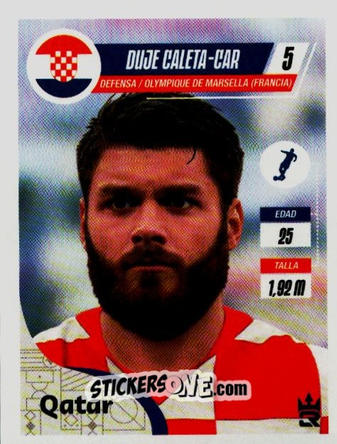 Sticker   Caleta-Car (Croatia) - Qatar 2022
 n. 259 - Reyauca