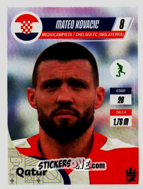 Sticker   Kovacic (Croatia) - Qatar 2022
 - Reyauca