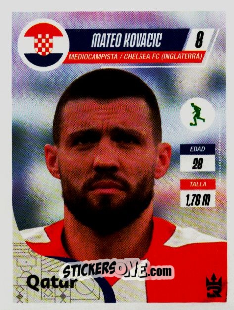 Sticker   Kovacic (Croatia) - Qatar 2022
 n. 263 - Reyauca