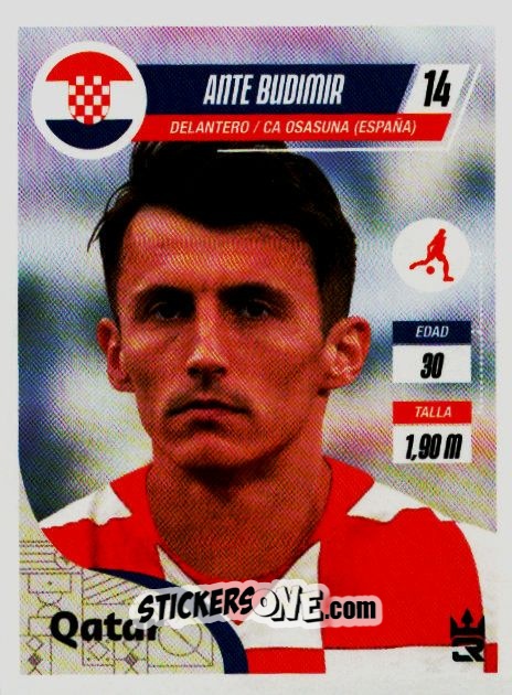 Sticker   Budimir (Croatia) - Qatar 2022
 - Reyauca