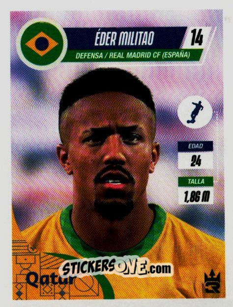 Figurina   Militão (Brazil) - Qatar 2022
 - Reyauca