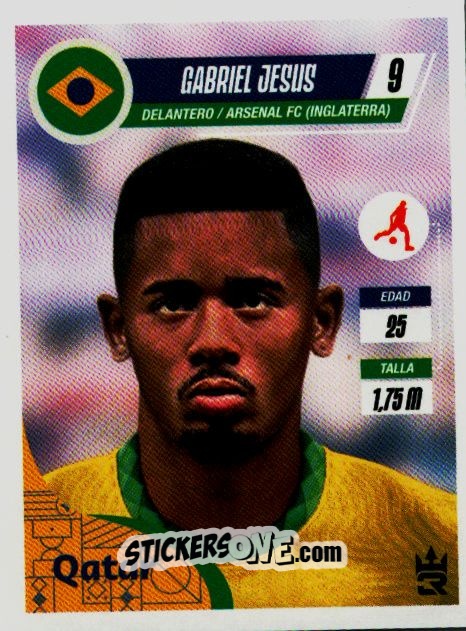 Sticker   Jesus (Brazil) - Qatar 2022
 n. 300 - Reyauca