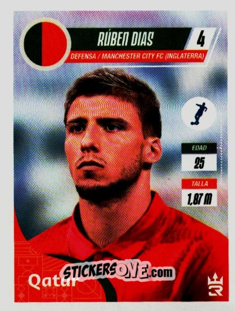 Sticker   Dias (Portugal) - Qatar 2022
 n. 334 - Reyauca