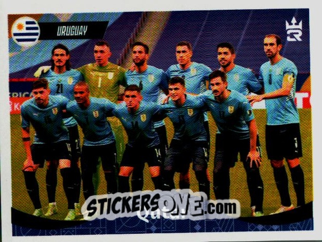 Sticker   Team (Uruguay) - Qatar 2022
 n. 347 - Reyauca