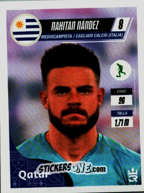 Sticker   Nández (Uruguay) - Qatar 2022
 n. 357 - Reyauca