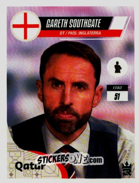 Sticker   Southgate (England) - Qatar 2022
 n. 56 - Reyauca