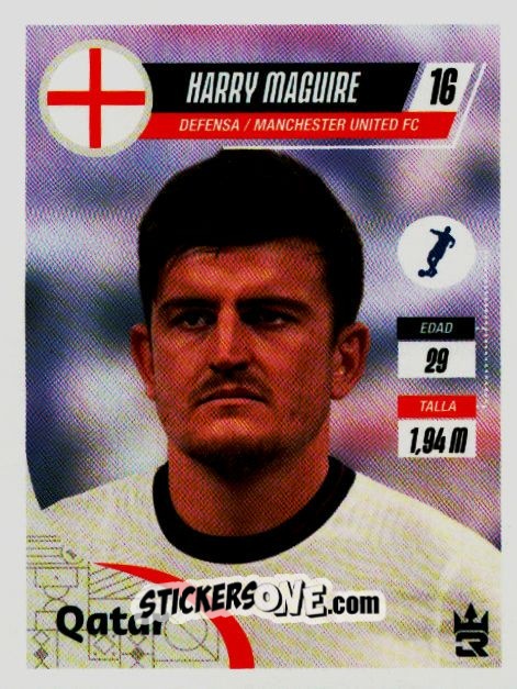 Sticker   Maguire (England) - Qatar 2022
 - Reyauca