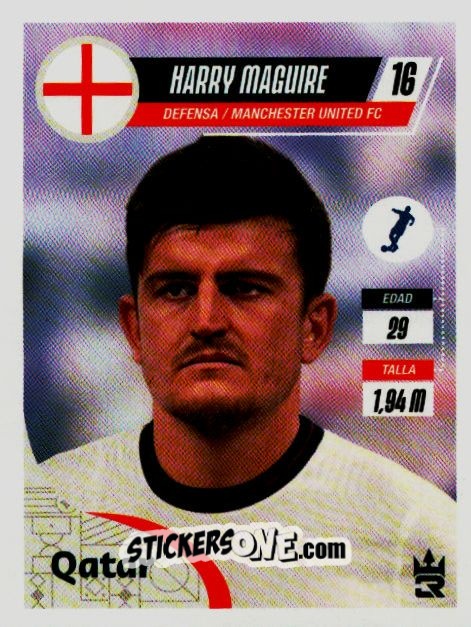 Cromo   Maguire (England) - Qatar 2022
 - Reyauca