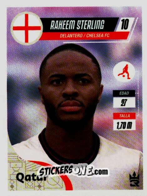 Sticker   Sterling (England) - Qatar 2022
 - Reyauca
