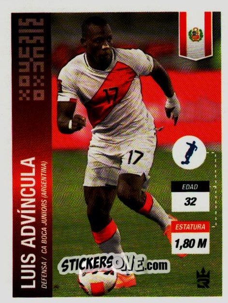 Sticker Luis Advíncula - Qatar 2022
 n. 8 - Reyauca