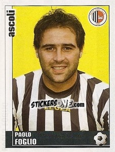 Cromo Paolo Foglio - Calciatori 2006-2007 - Panini