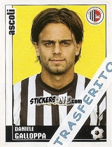 Sticker Daniele Galloppa - Calciatori 2006-2007 - Panini