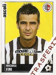 Sticker Michele Fini - Calciatori 2006-2007 n. 14 - Panini
