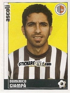 Sticker Domenico Giampã - Calciatori 2006-2007 n. 16 - Panini