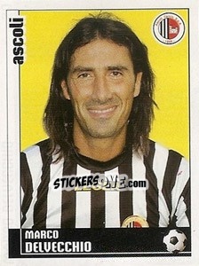 Sticker Marco Delvecchio - Calciatori 2006-2007 n. 20 - Panini
