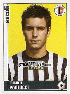 Sticker Michele Paolucci - Calciatori 2006-2007 n. 21 - Panini