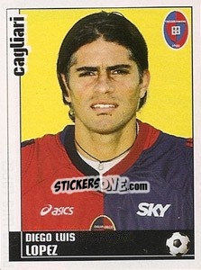 Sticker Diego Luis Lopez - Calciatori 2006-2007 n. 53 - Panini