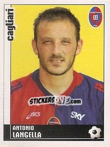 Sticker Antonio Langella - Calciatori 2006-2007 n. 62 - Panini
