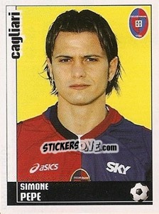 Sticker Simone Pepe - Calciatori 2006-2007 n. 65 - Panini