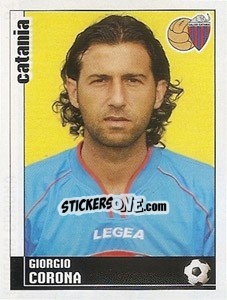 Sticker Giorgio Corona - Calciatori 2006-2007 n. 84 - Panini