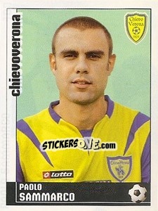 Cromo Paolo Sammarco - Calciatori 2006-2007 - Panini