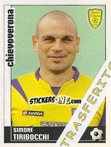 Sticker Simone Tiribocchi - Calciatori 2006-2007 n. 108 - Panini