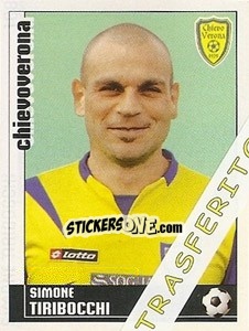 Sticker Simone Tiribocchi - Calciatori 2006-2007 - Panini