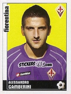 Sticker Alessandro Gamberini - Calciatori 2006-2007 - Panini