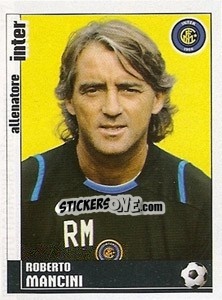 Cromo Roberto Mancini (Allenatore)