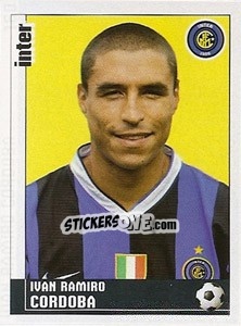 Sticker Ivan Ramiro Cordoba - Calciatori 2006-2007 n. 160 - Panini